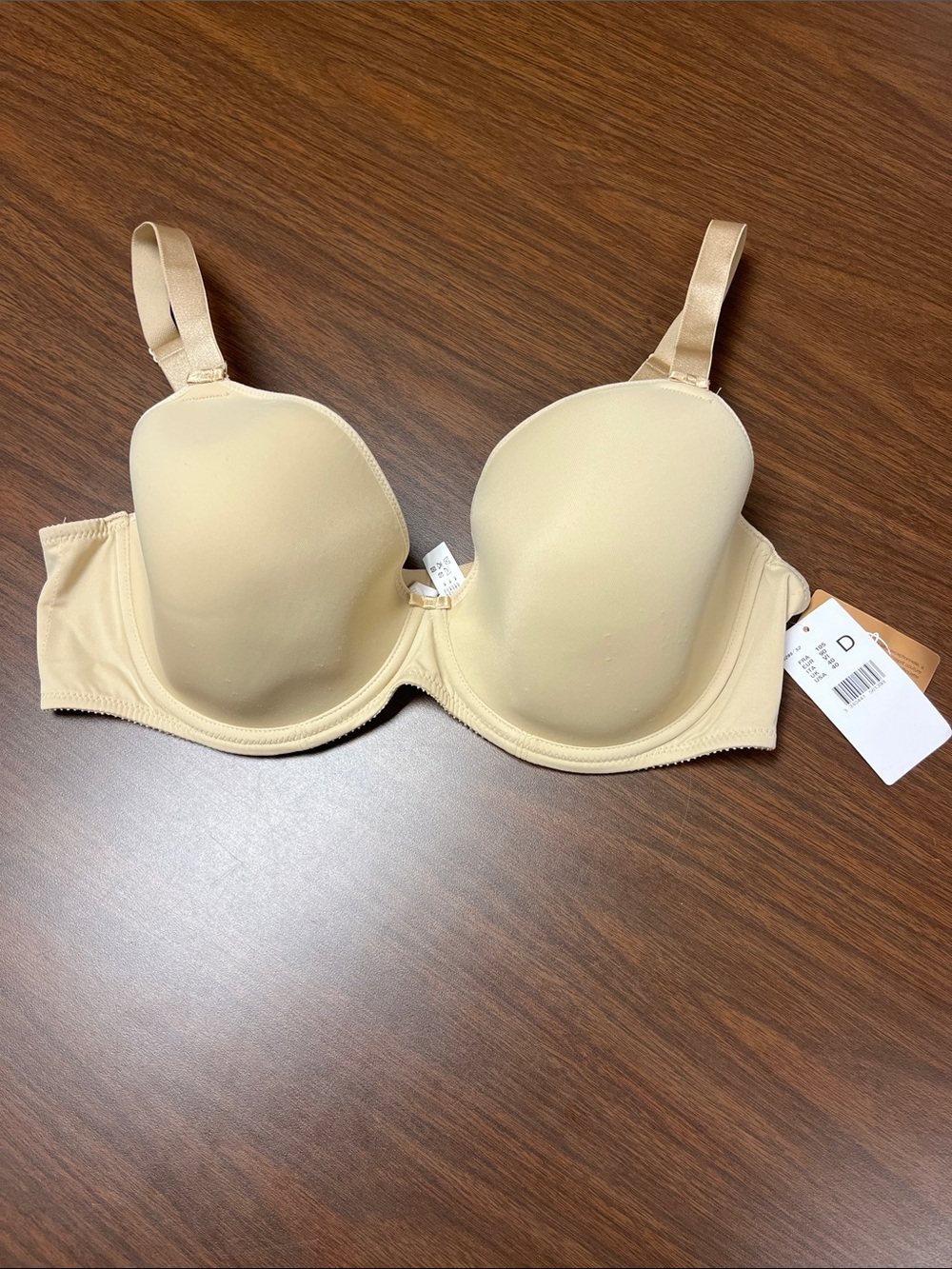 Chantelle Everyday Nude T-Shirt Bra - Smooth Support, size 40 D, new
